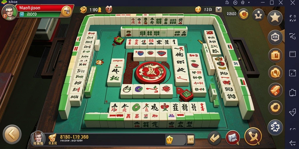 Screenshot gameplay Mahjong 8180 yang menampilkan pengalaman bermain yang mendebarkan.