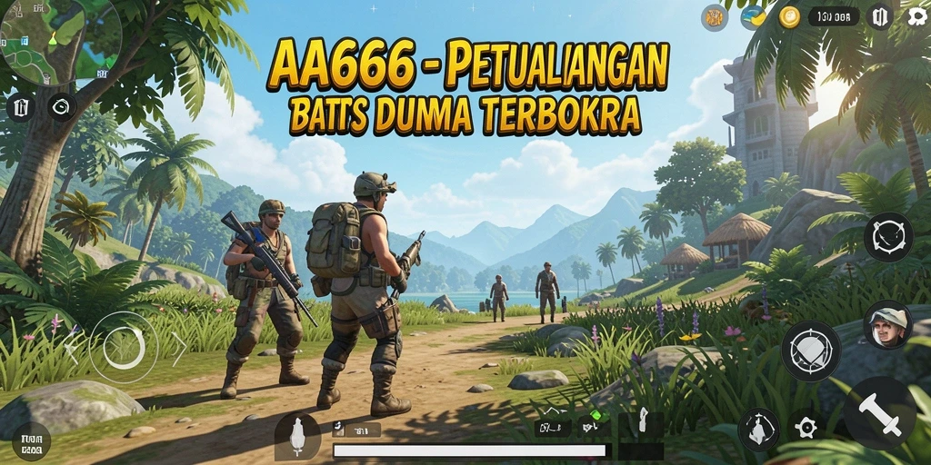 Tampilan gameplay menakjubkan dari dunia terbuka AA666.