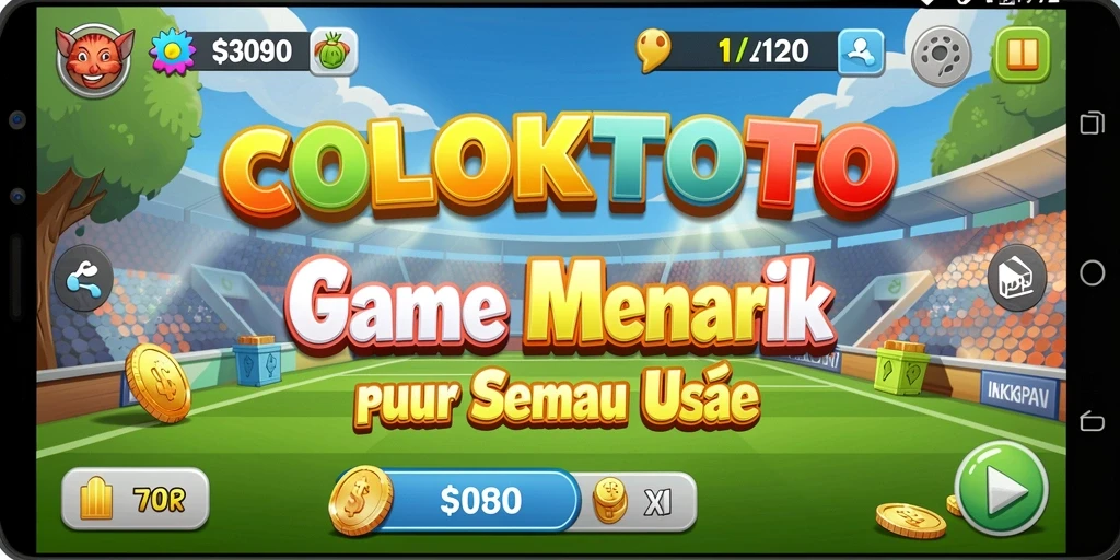 Screenshot gameplay <strong>COLOKTOTO</strong> yang menunjukkan pengalaman Idle yang santai.
