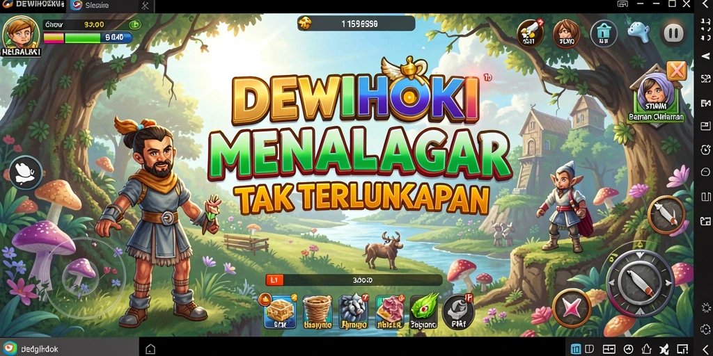 Gameplay seru DEWIHOKI dalam petualangan yang menegangkan.