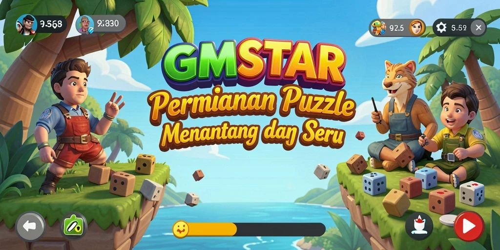Screenshot menampilkan tindakan pemain dalam menyelesaikan teka-teki Puzzle yang menantang.