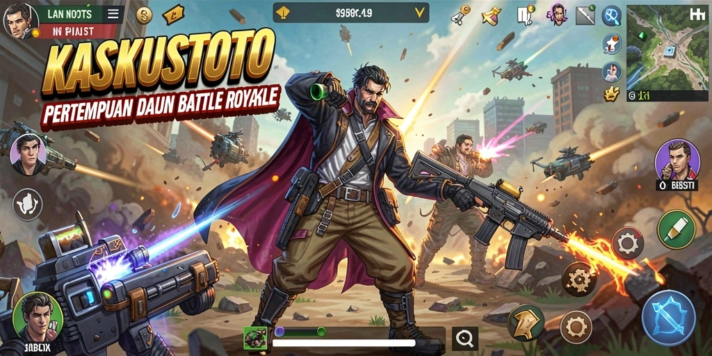 Gameplay menarik KASKUSTOTO dalam pertempuran Battle Royale.