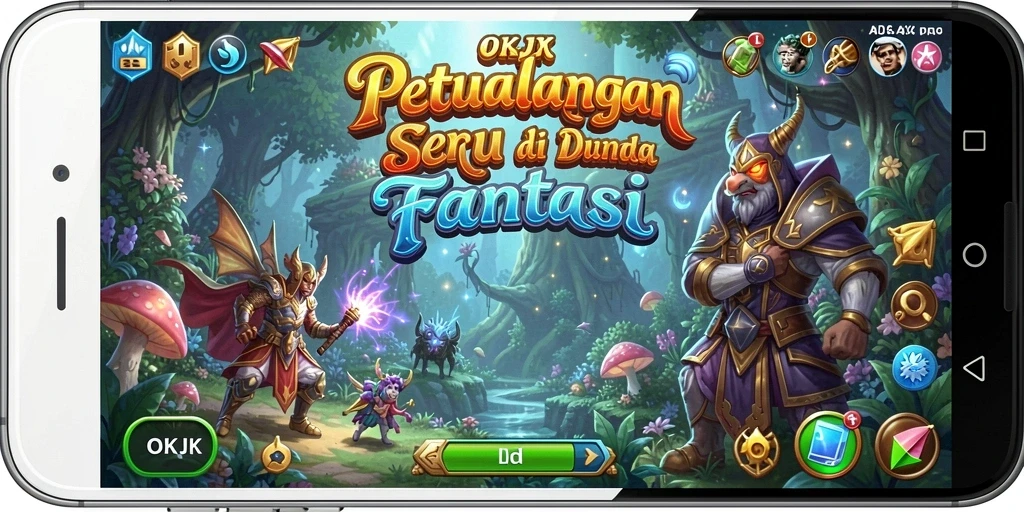 Gameplay OKJK yang menegangkan di dunia petualangan.