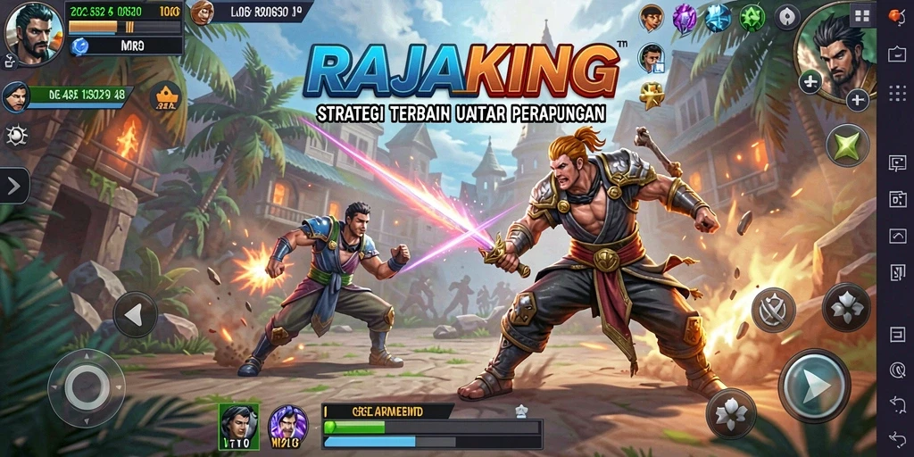 Gameplay menantang dengan strategi mendalam di RAJAKING.