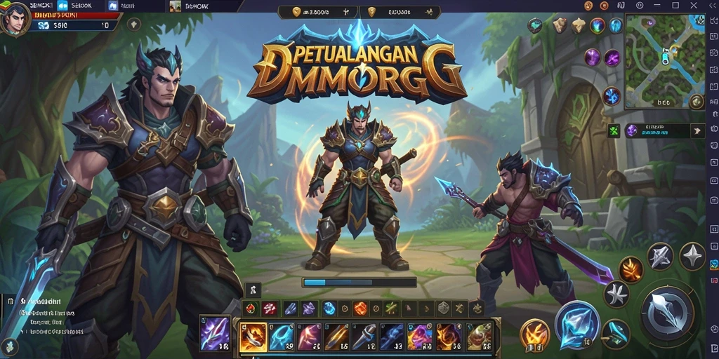 Gameplay SEHOKI yang mendalam dalam dunia MMORPG.