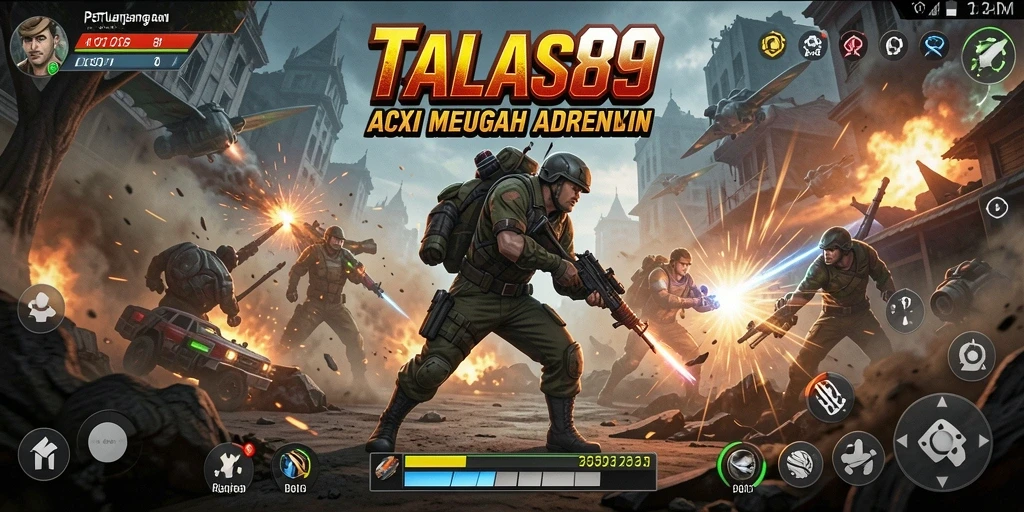 Screenshot gameplay TALAS89 yang menampilkan aksi mendebarkan.